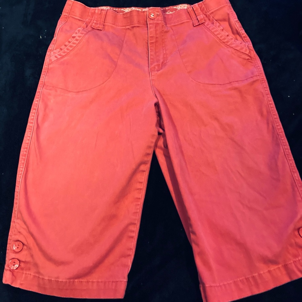 Pink Cropped Pants